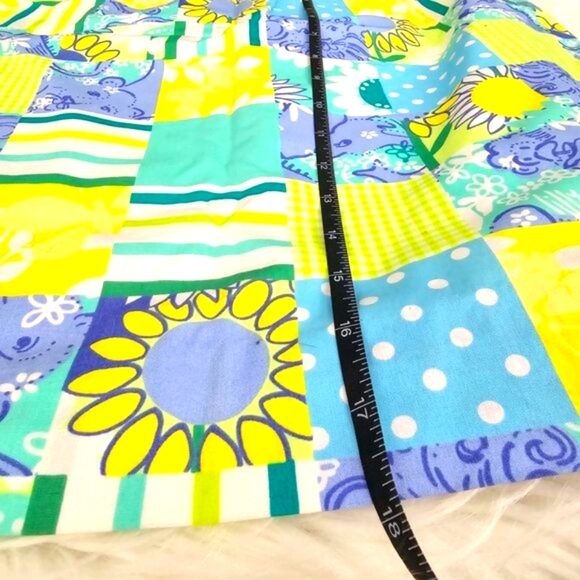 Lilly Pulitzer Patchwork Mini Skirt w/ Cotton Comfort & Color Joy | Size 2 - Picture 10 of 12